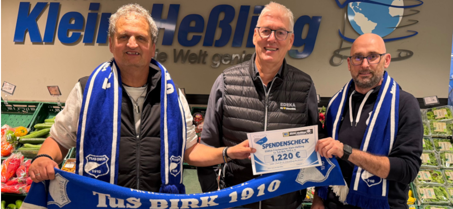 1.220 Euro für den TuS Birk: Danke an alle, die unsere Vereinskasse klingeln ließen!